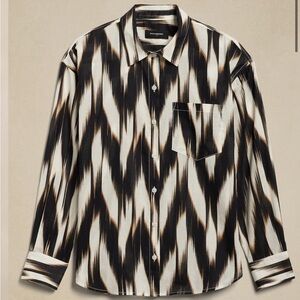 Banana Republic voile pocket shirt size S
